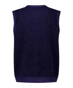 Dames gilet blauw