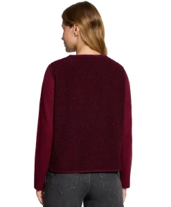 Dames gilet bordeaux