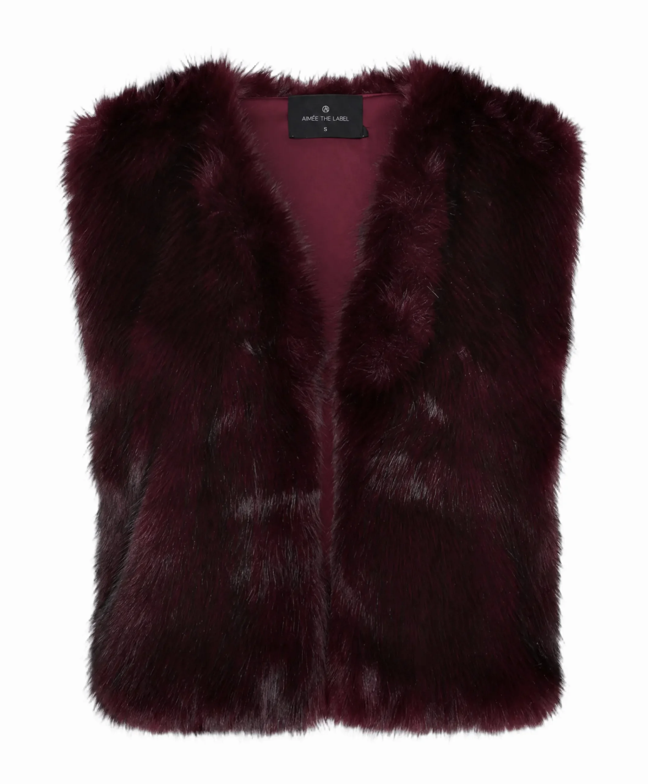 Dames gilet bordeaux