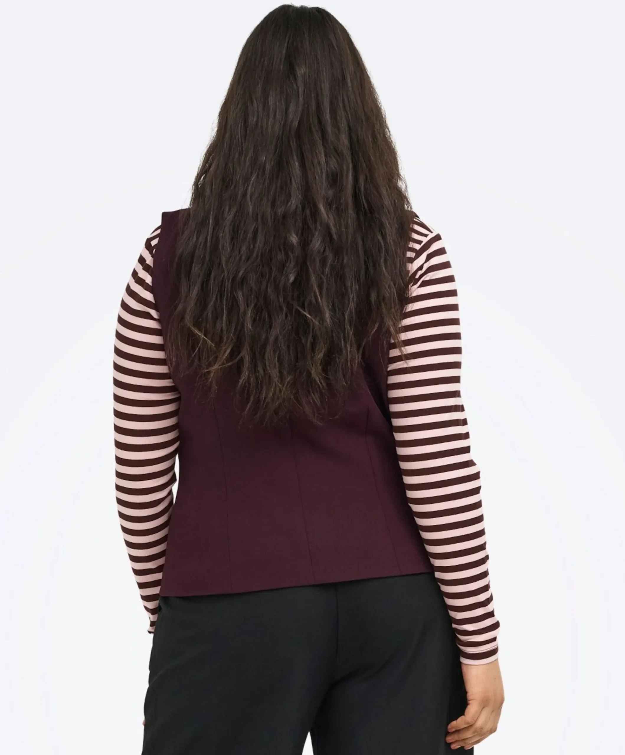 Dames gilet bordeaux