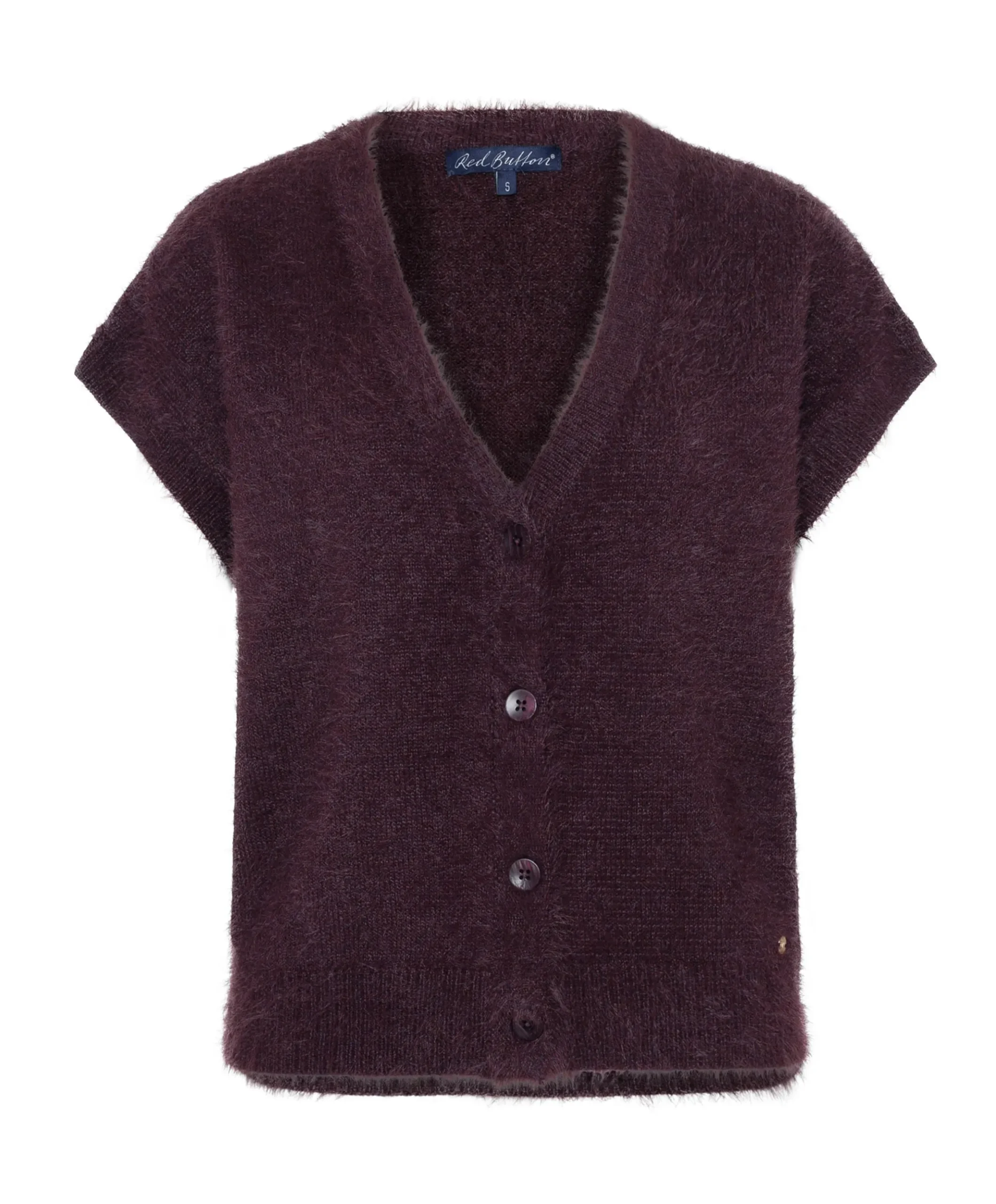 Dames gilet bordeaux