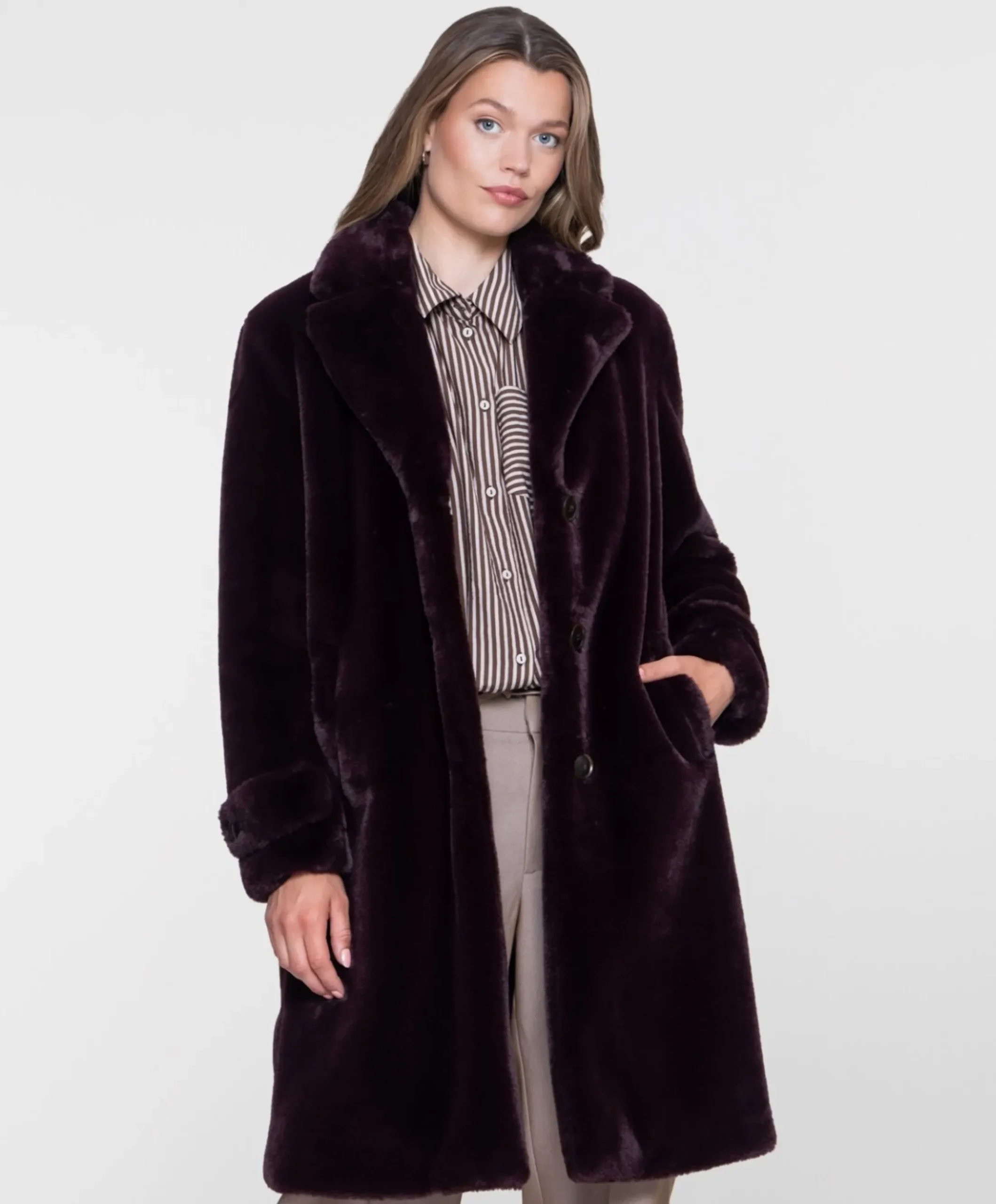 Dames gilet bordeaux