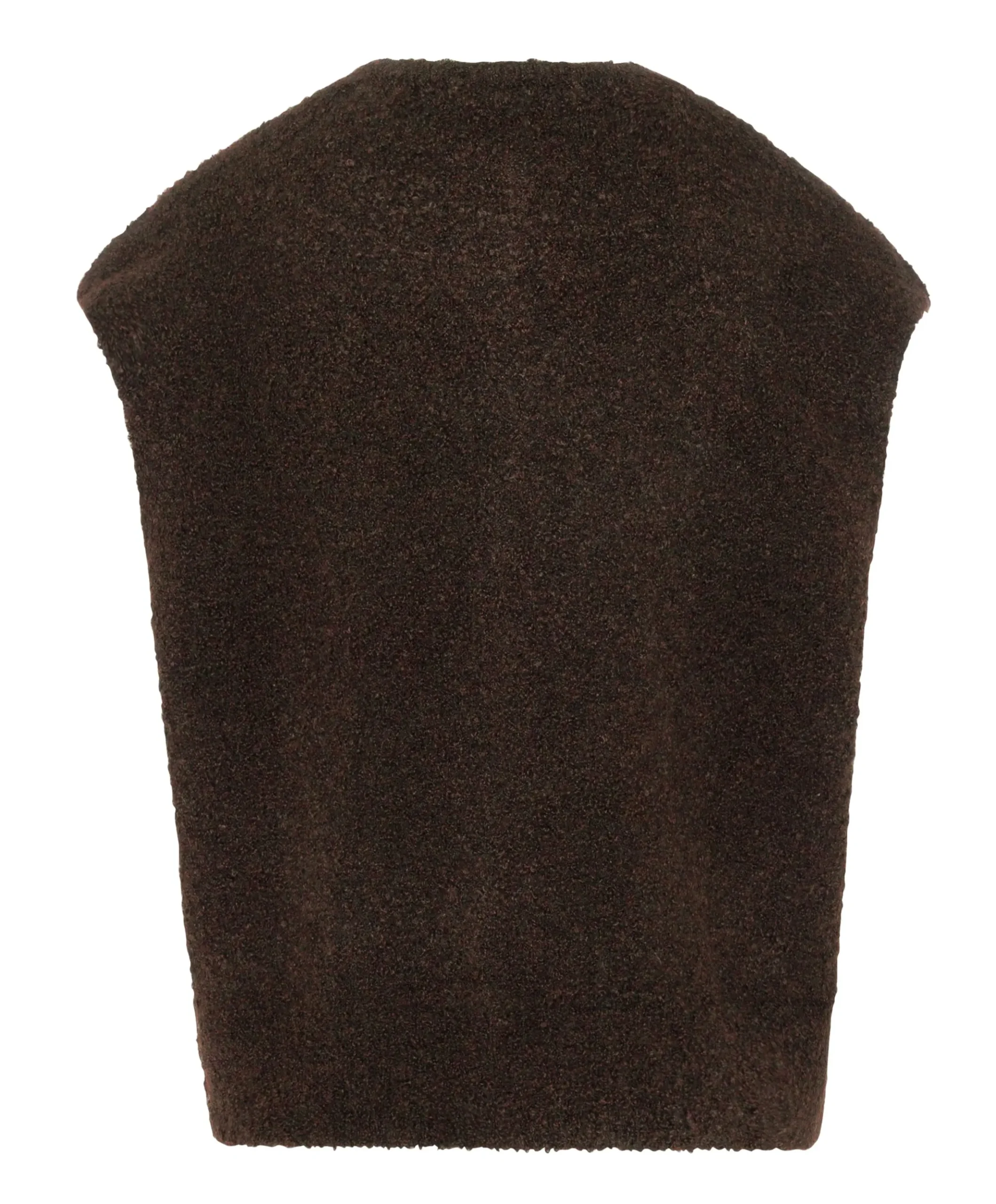 Dames gilet bruin