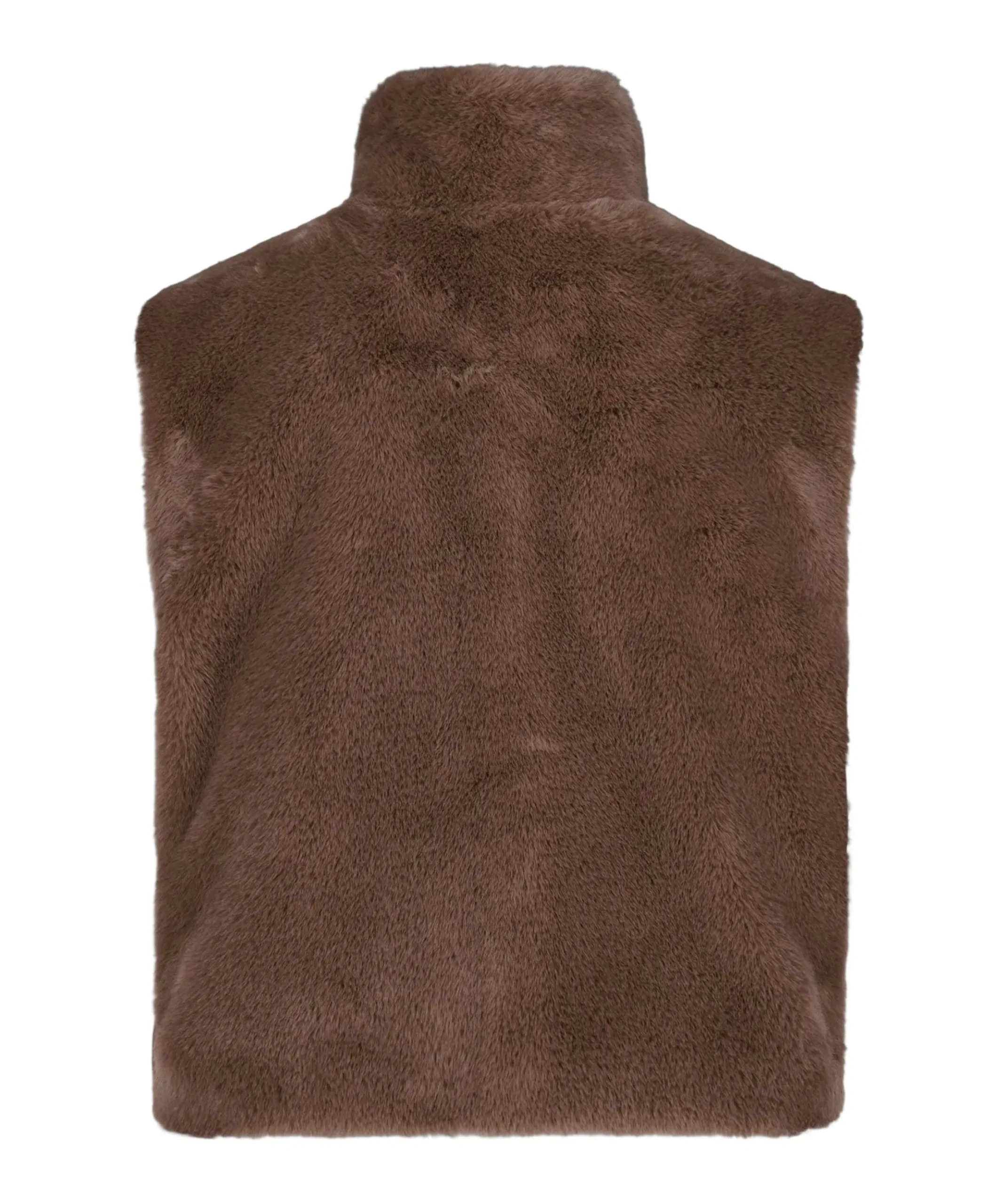 Dames gilet bruin