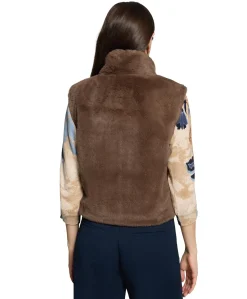 Dames gilet bruin