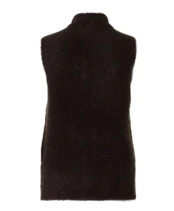 Dames gilet bruin
