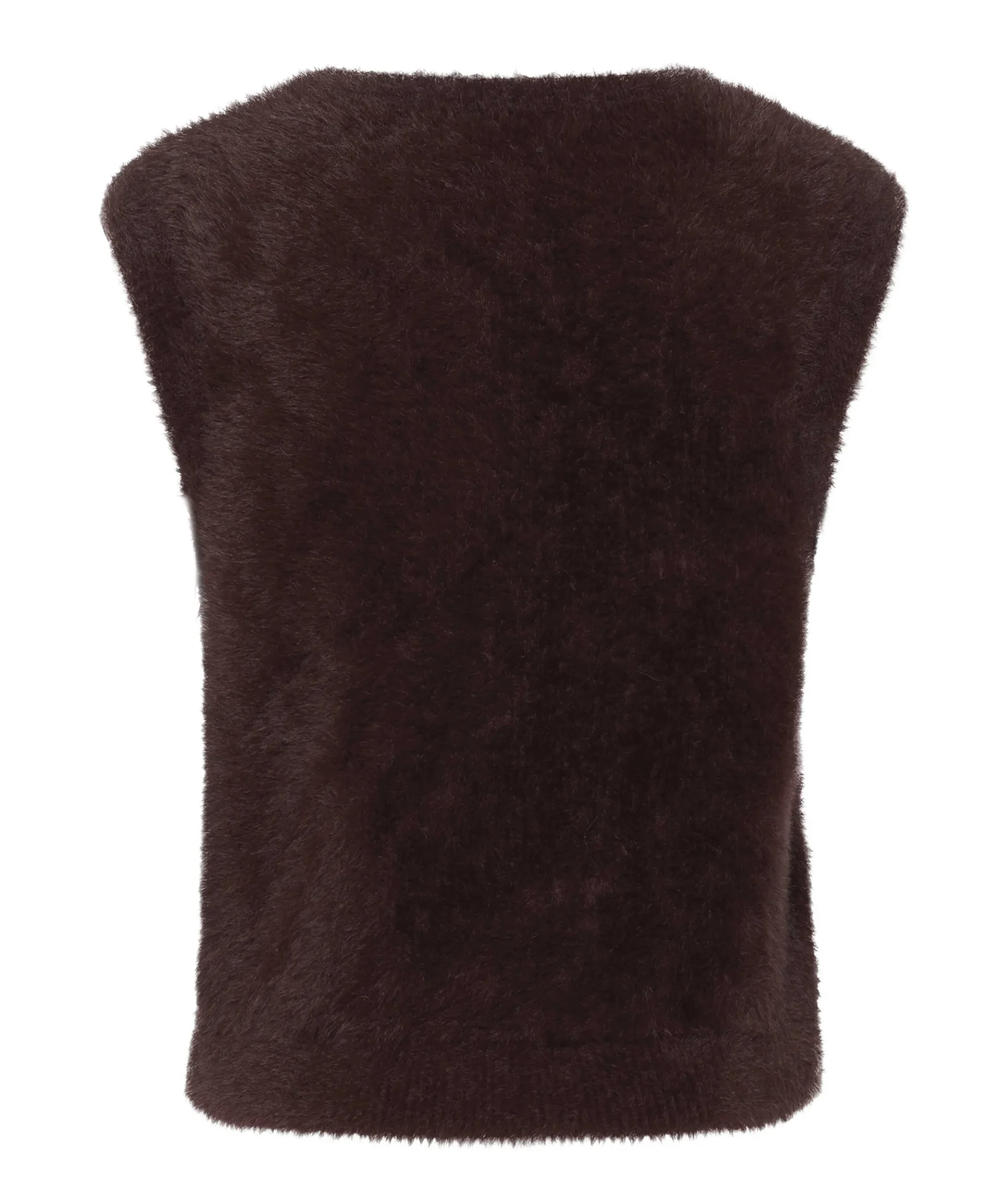 Dames gilet bruin