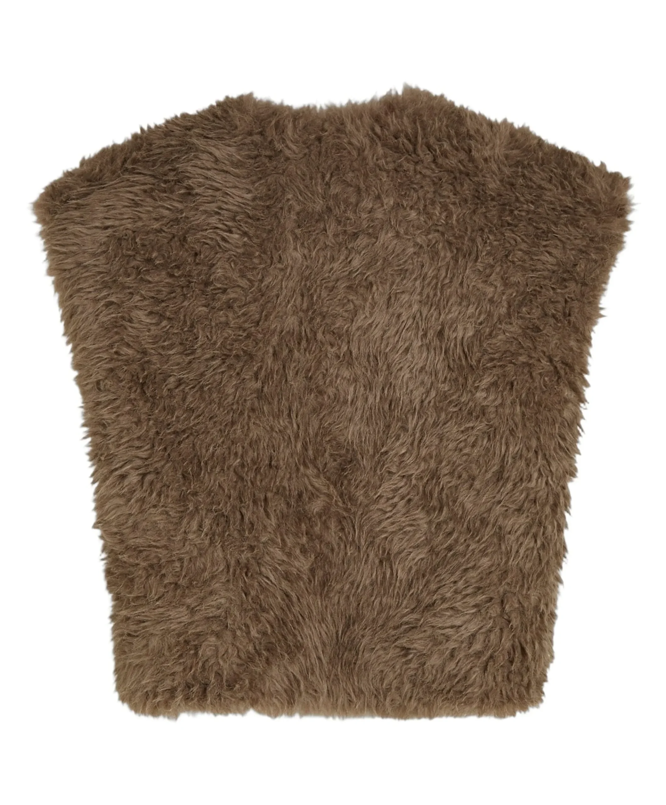 Dames gilet bruin
