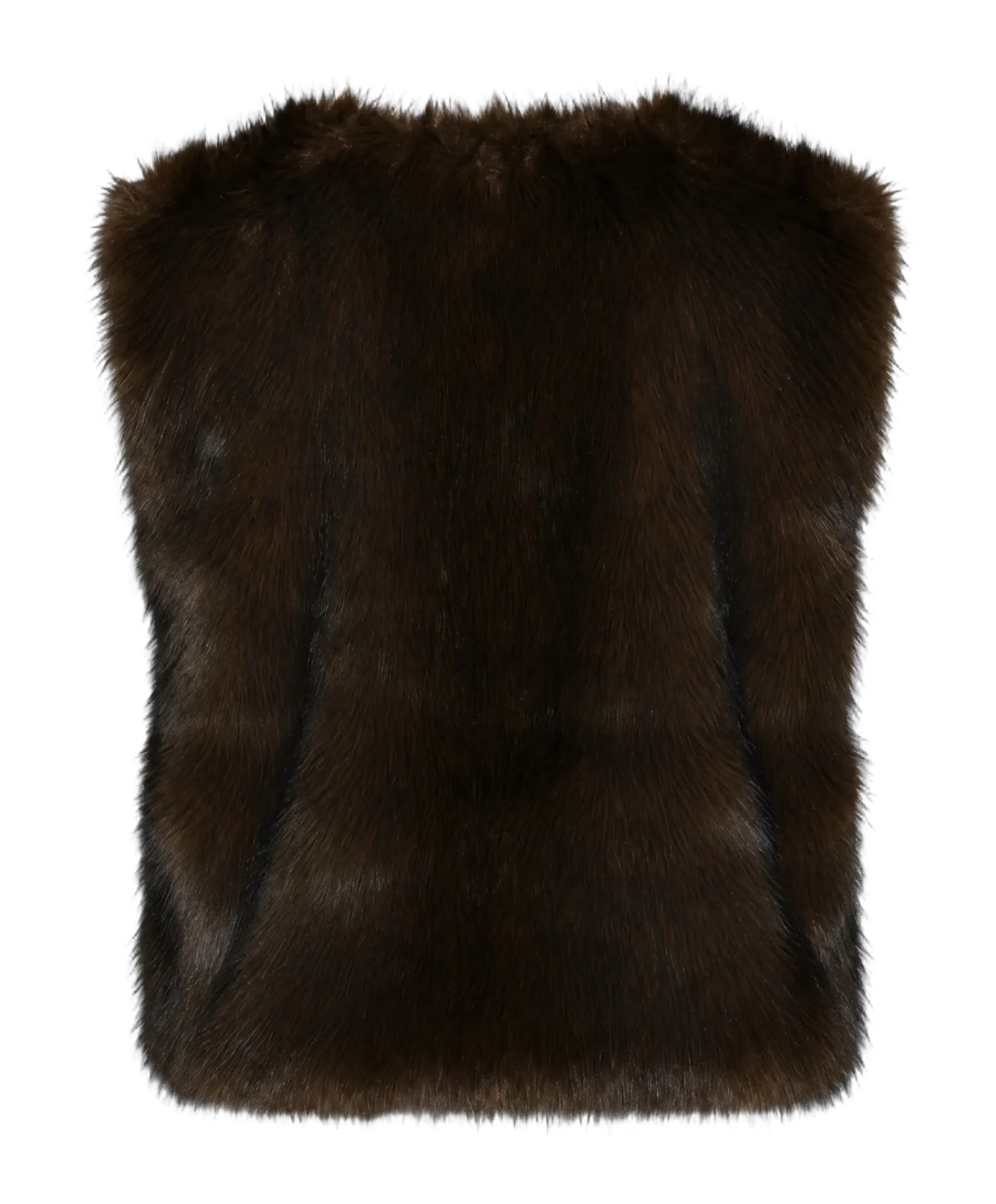 Dames gilet bruin