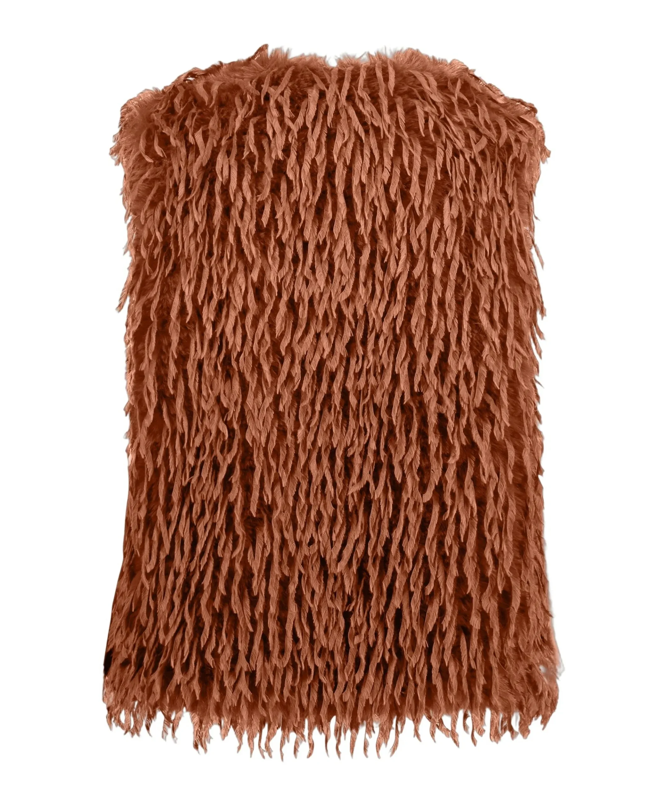 Dames gilet bruin