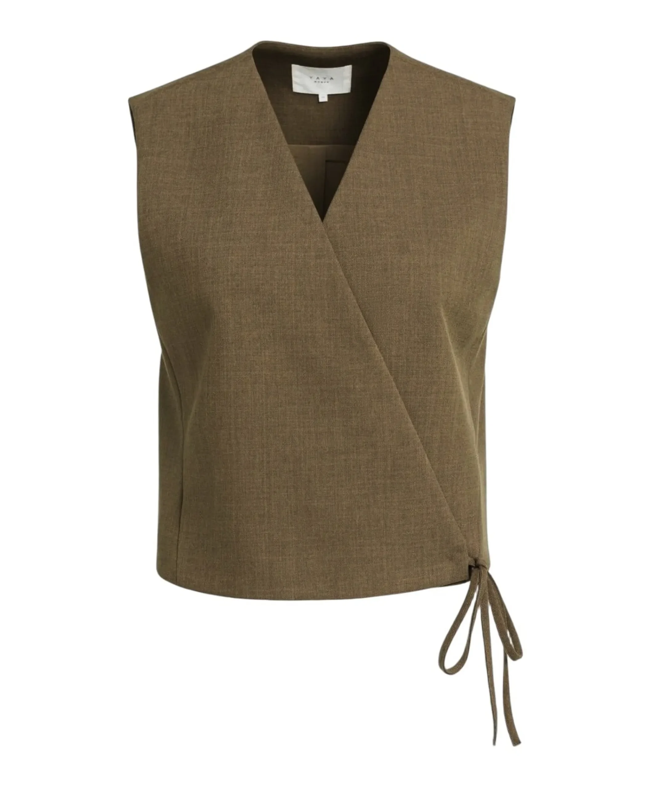 Dames gilet bruin