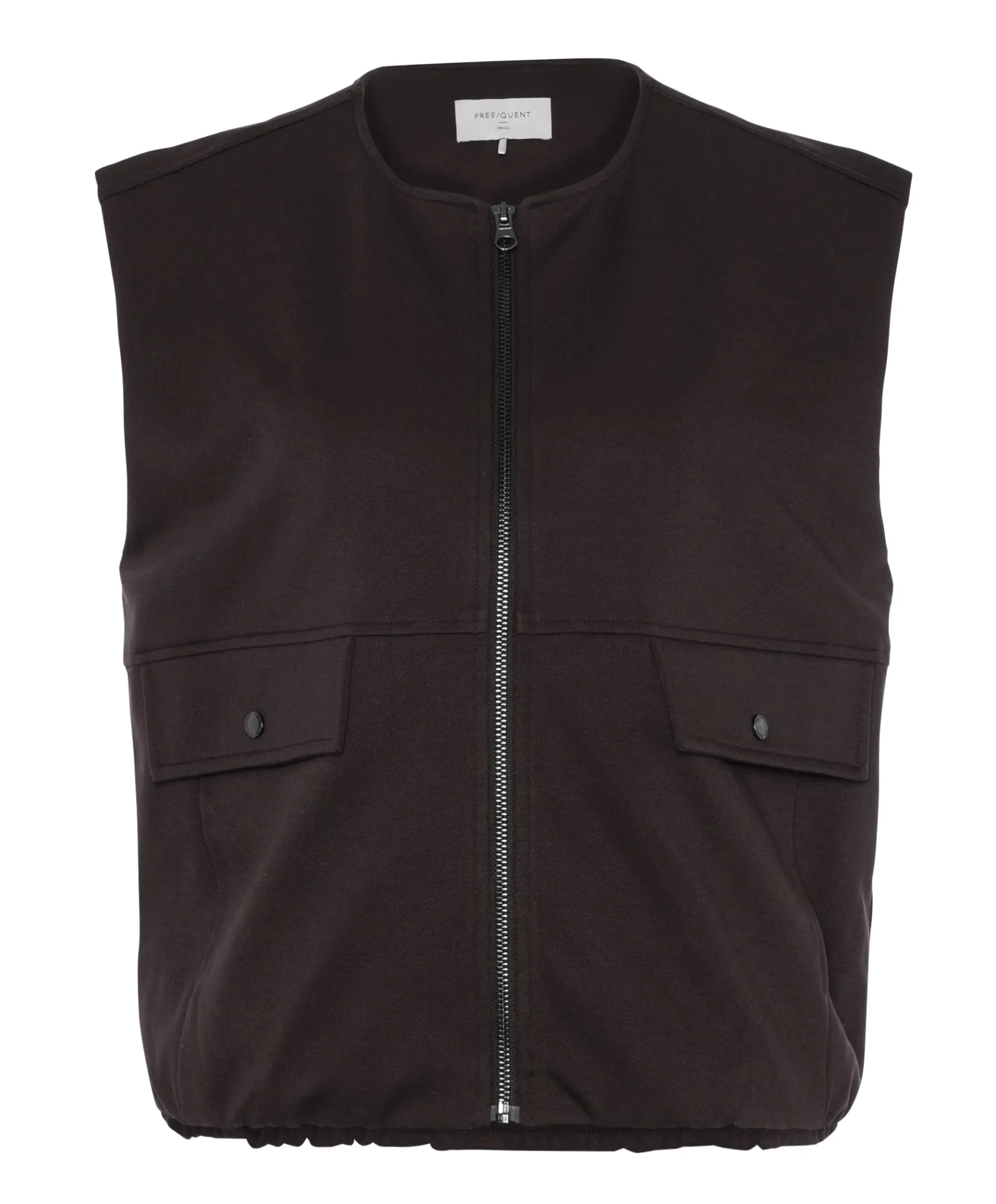 Dames gilet bruin