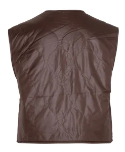 Dames gilet bruin