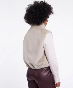 Dames gilet ecru