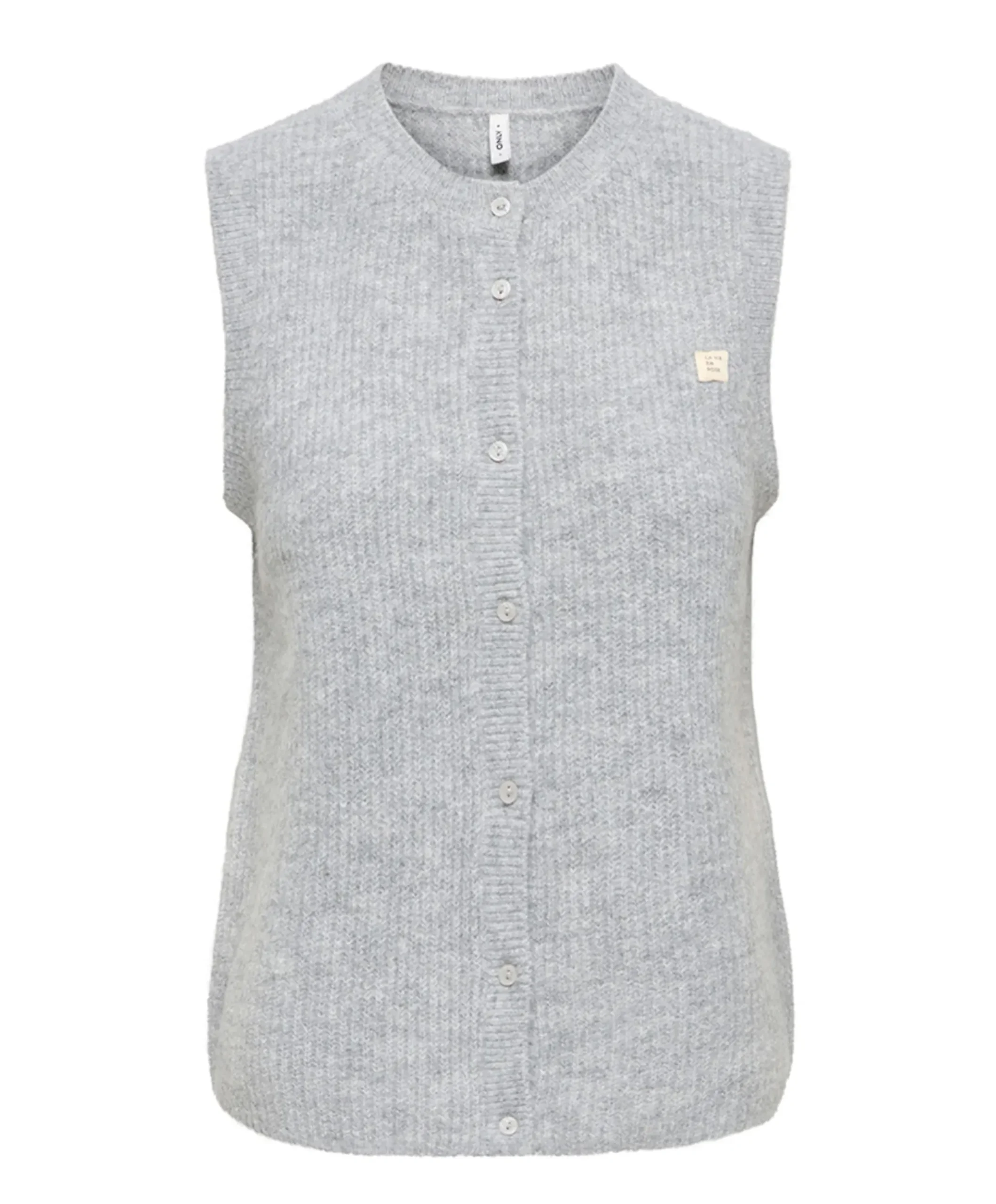 Dames gilet grijs