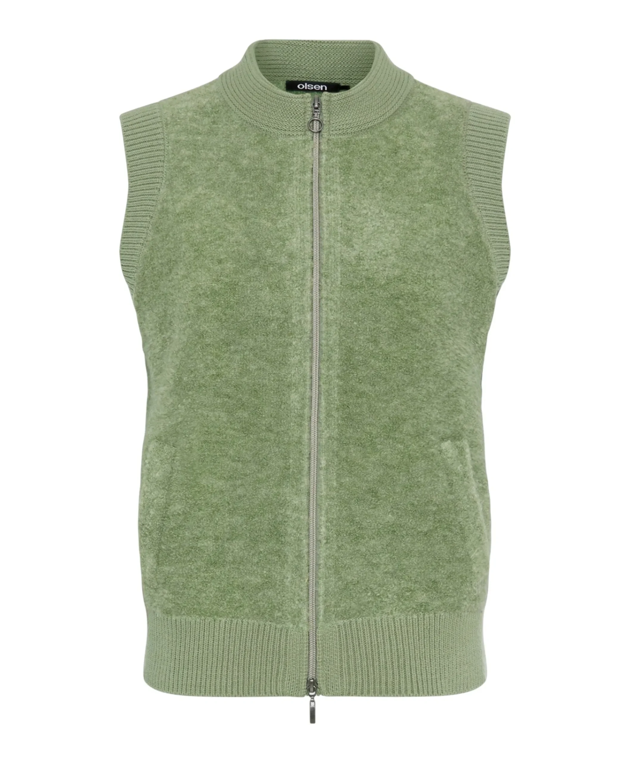 Dames gilet groen