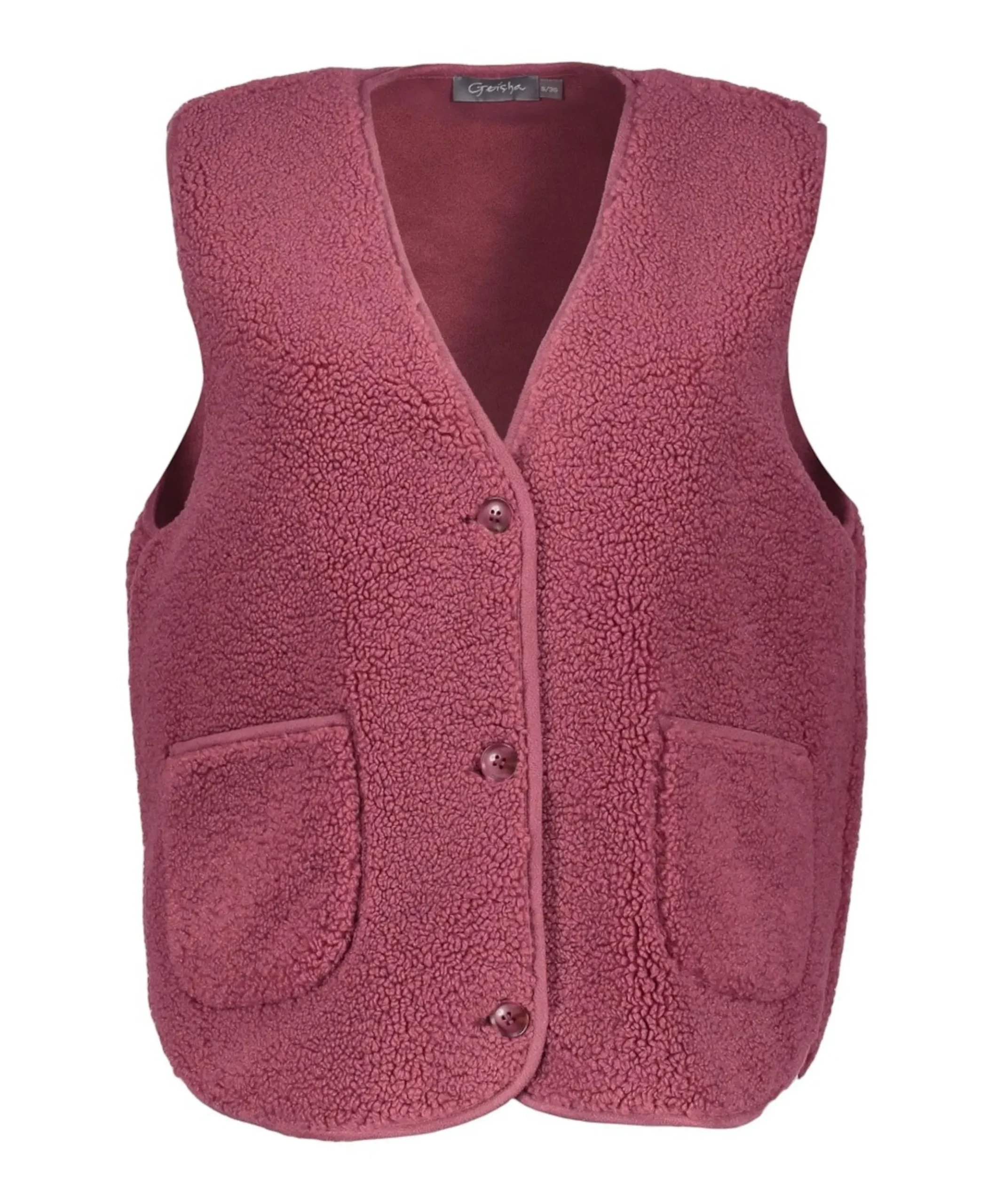 Dames gilet roze