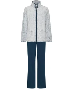 Dames huispak blauw