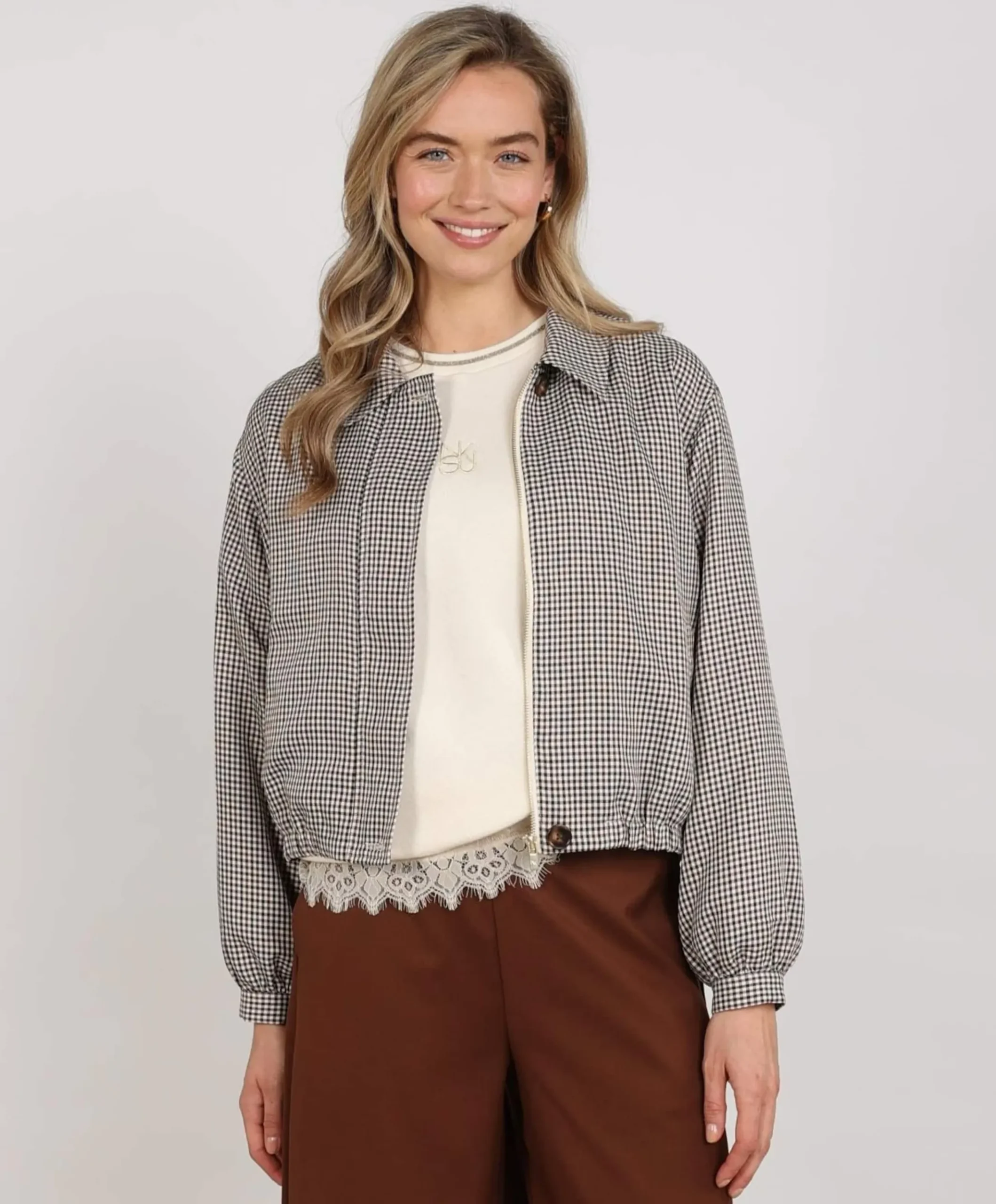 Dames jas beige