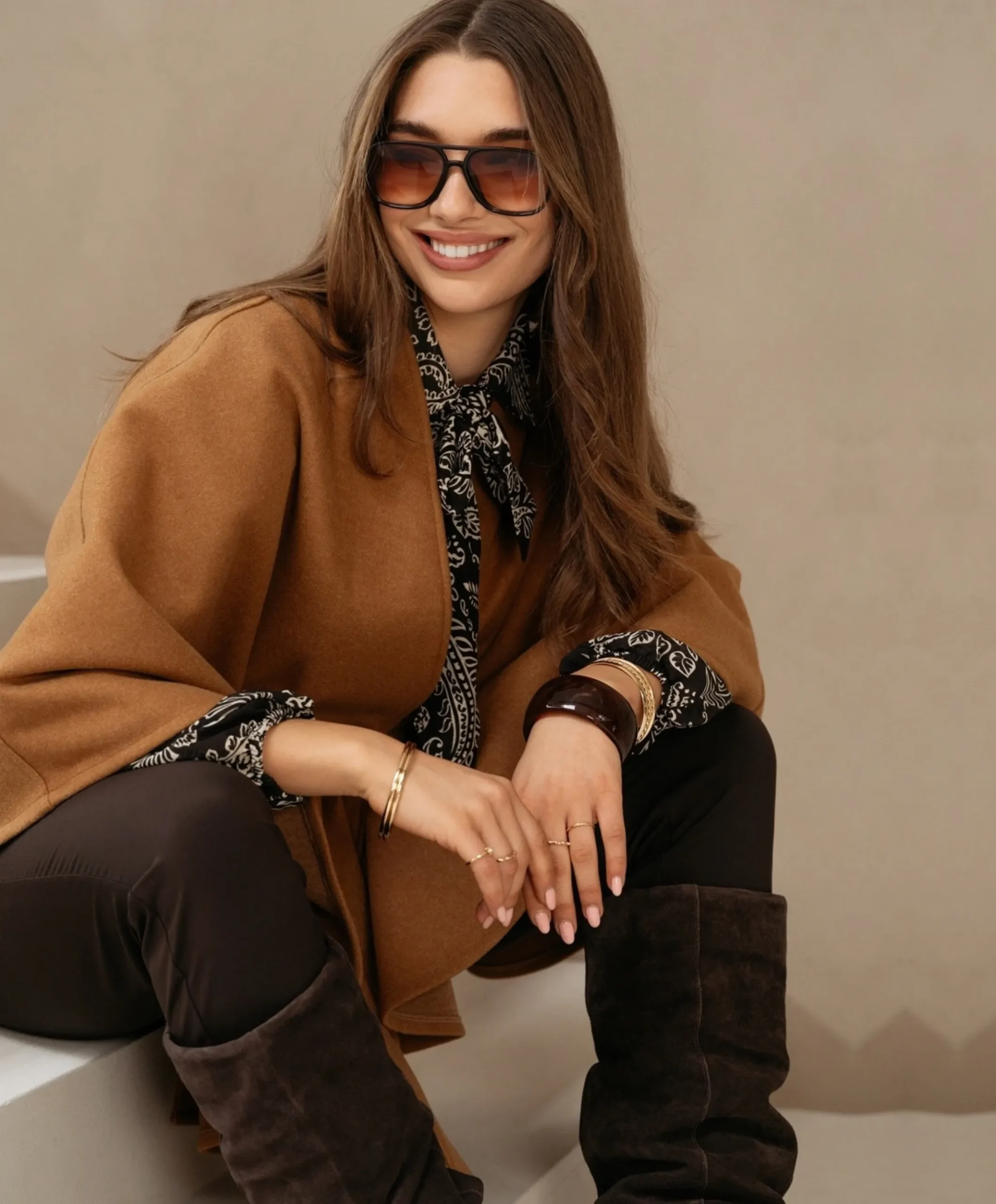 Dames jas beige