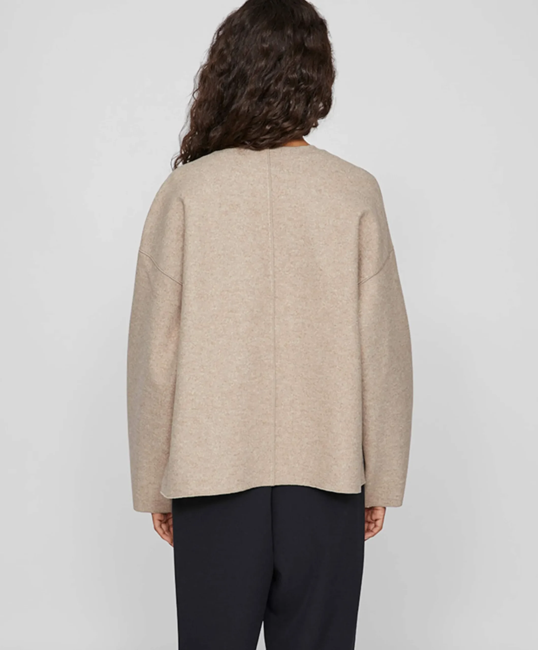 Dames jas beige