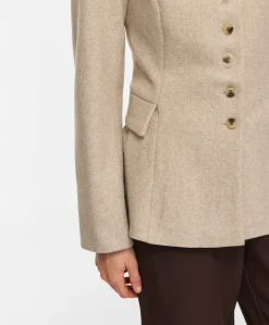 Dames jas beige