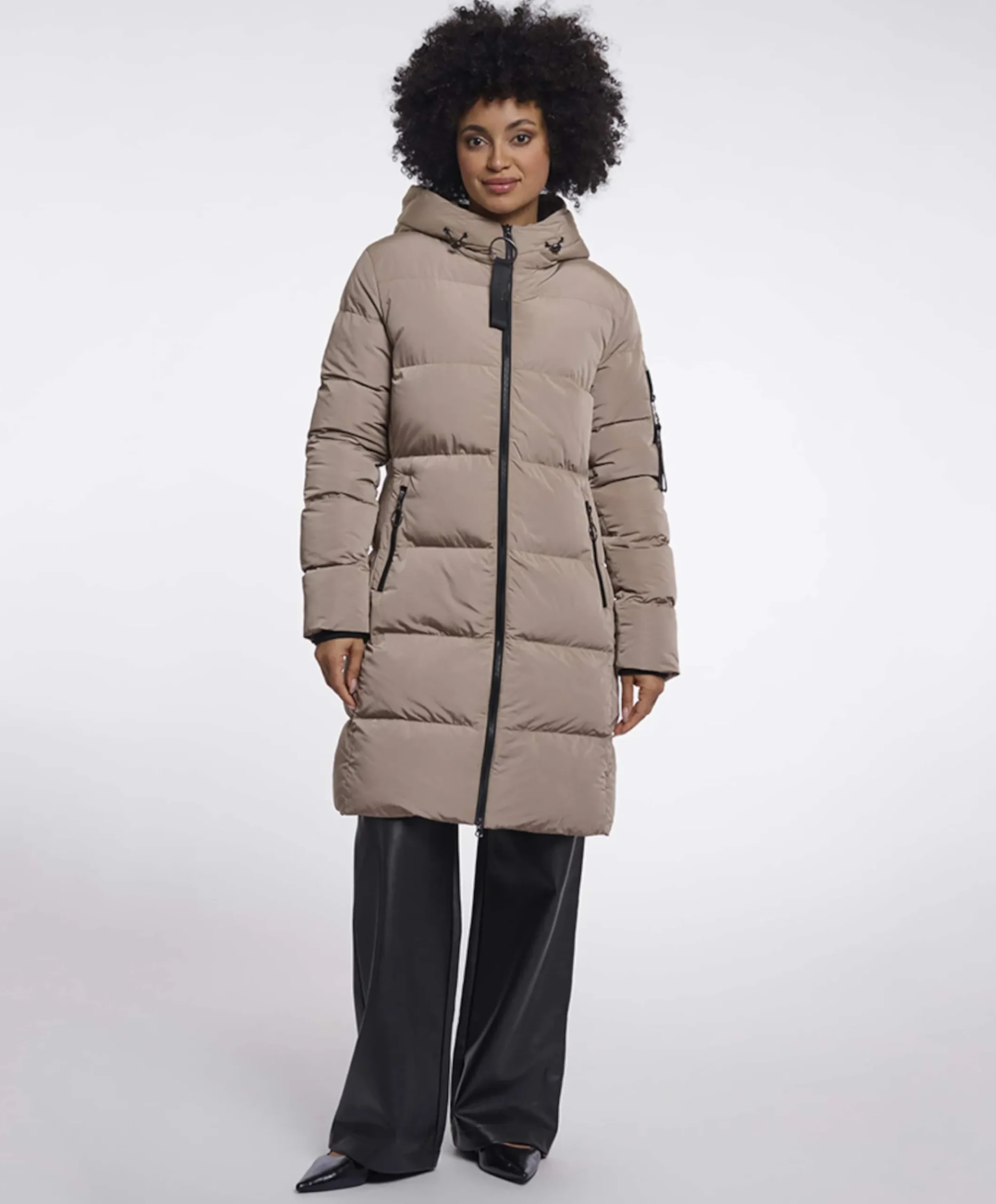 Dames jas beige