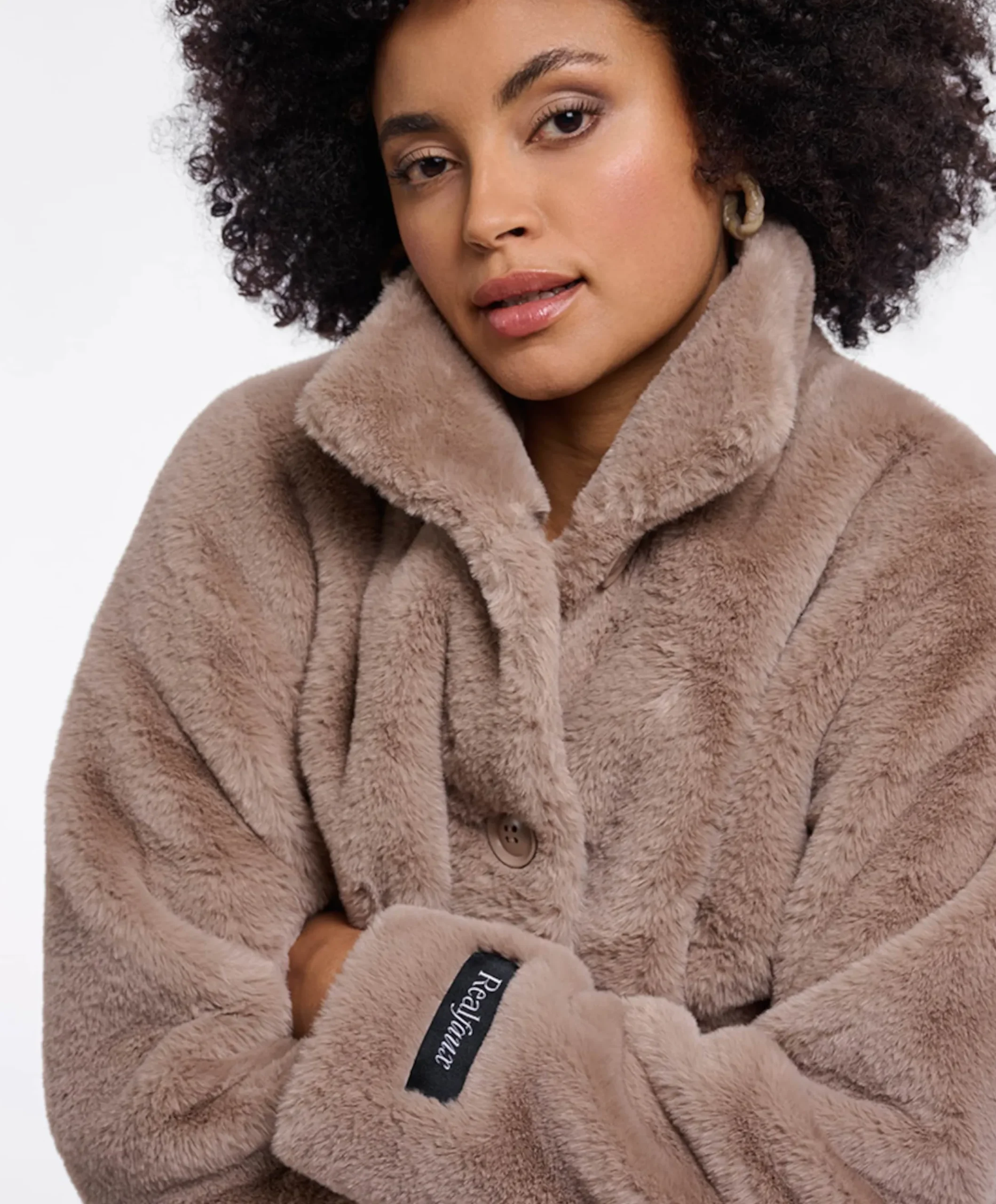 Dames jas beige