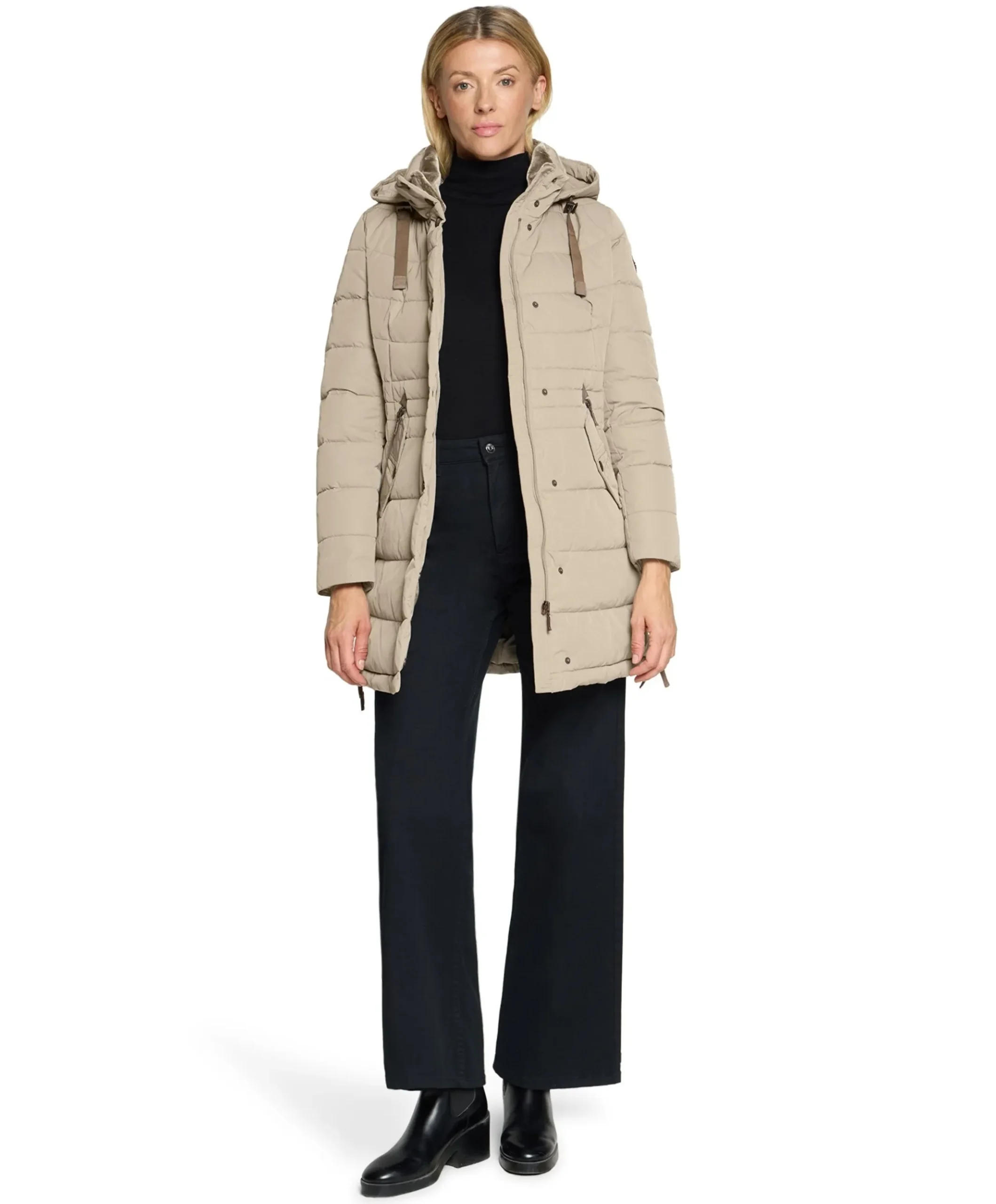 Dames jas beige