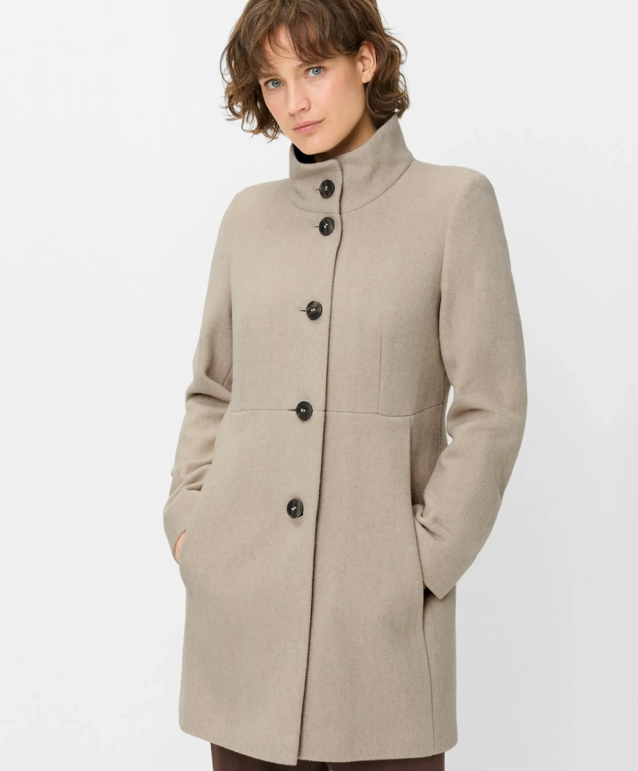 Dames jas beige