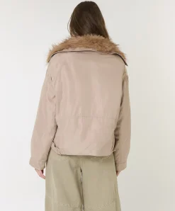 Dames jas beige