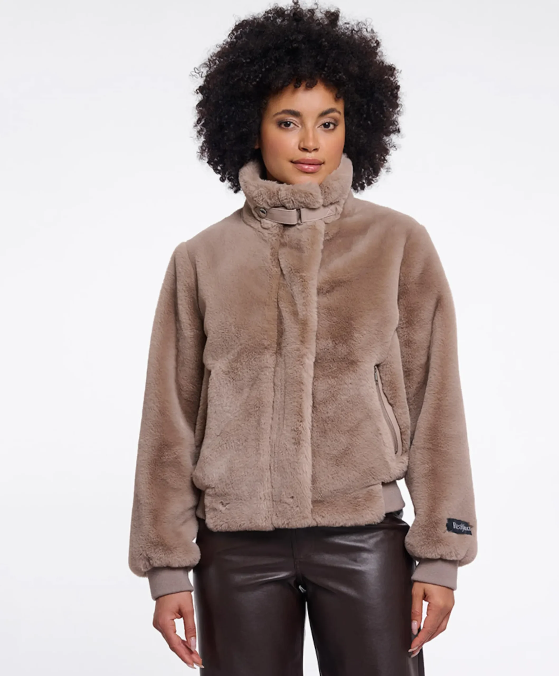 Dames jas beige