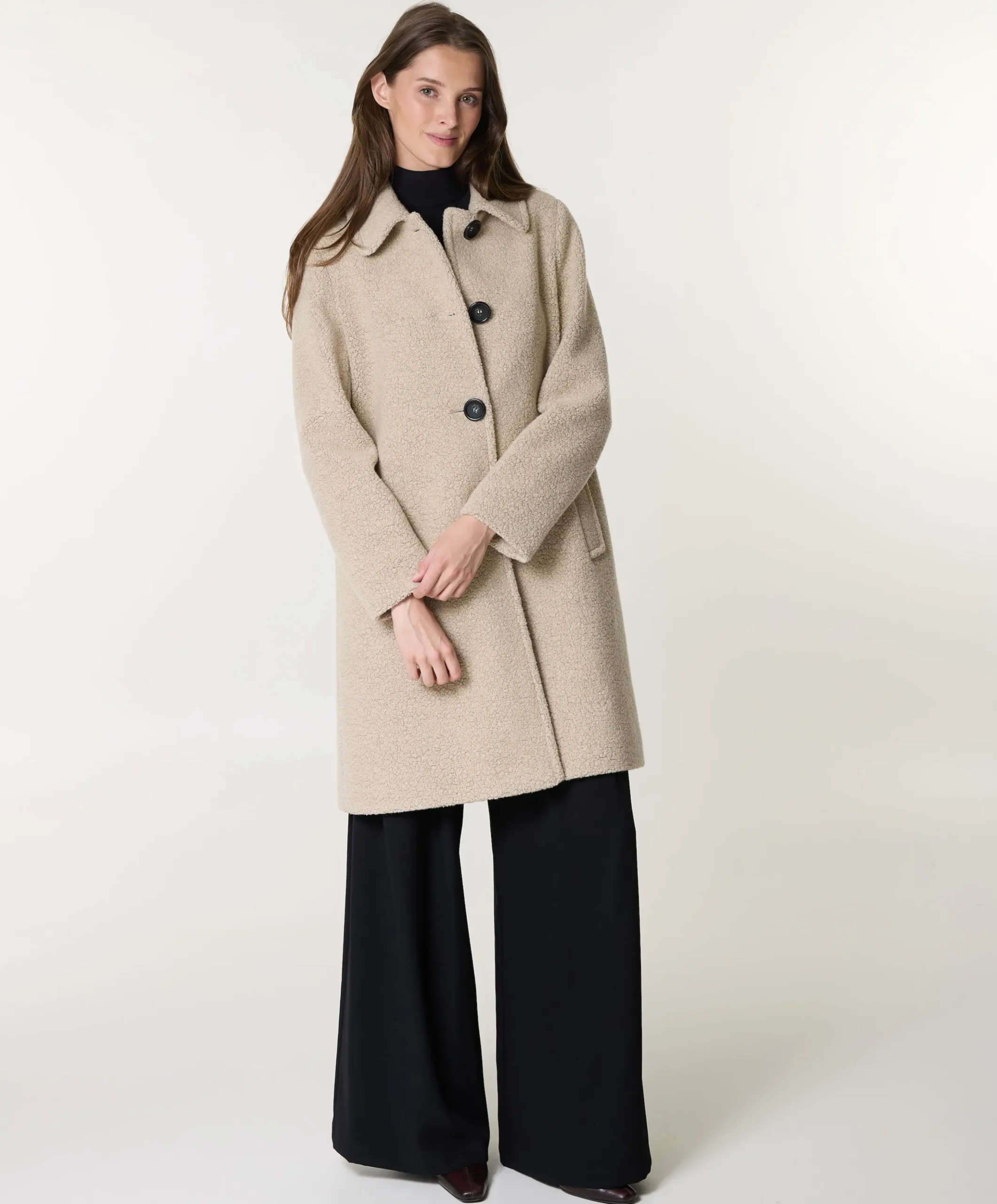 Dames jas beige