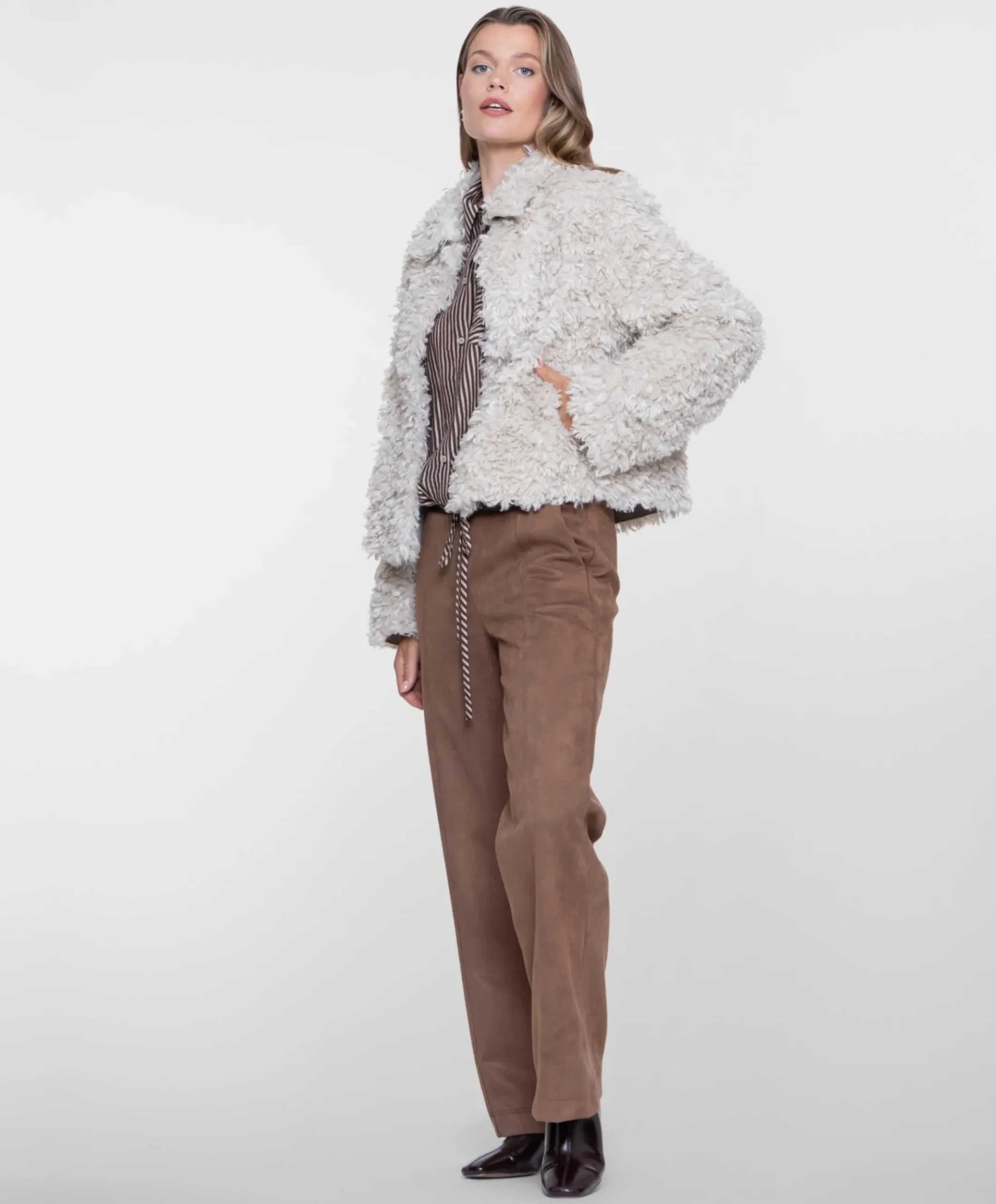 Dames jas beige