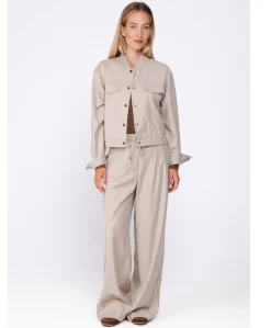 Dames jas beige