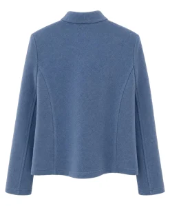 Dames jas blauw