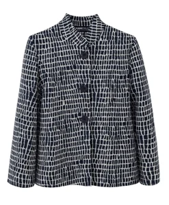 Dames jas blauw