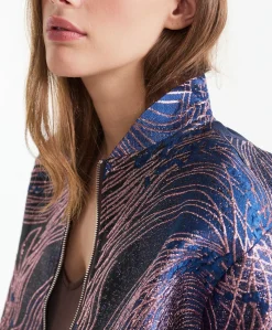 Dames jas blauw