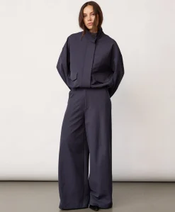 Dames jas blauw