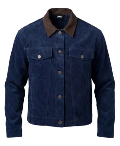 Dames jas blauw