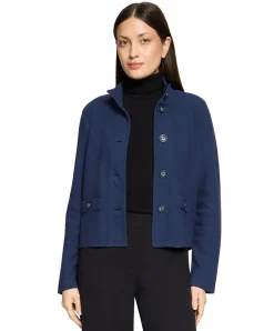 Dames jas blauw