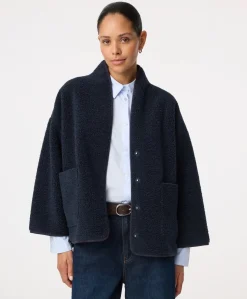 Dames jas blauw