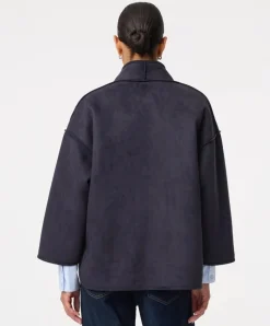 Dames jas blauw