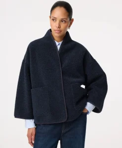 Dames jas blauw