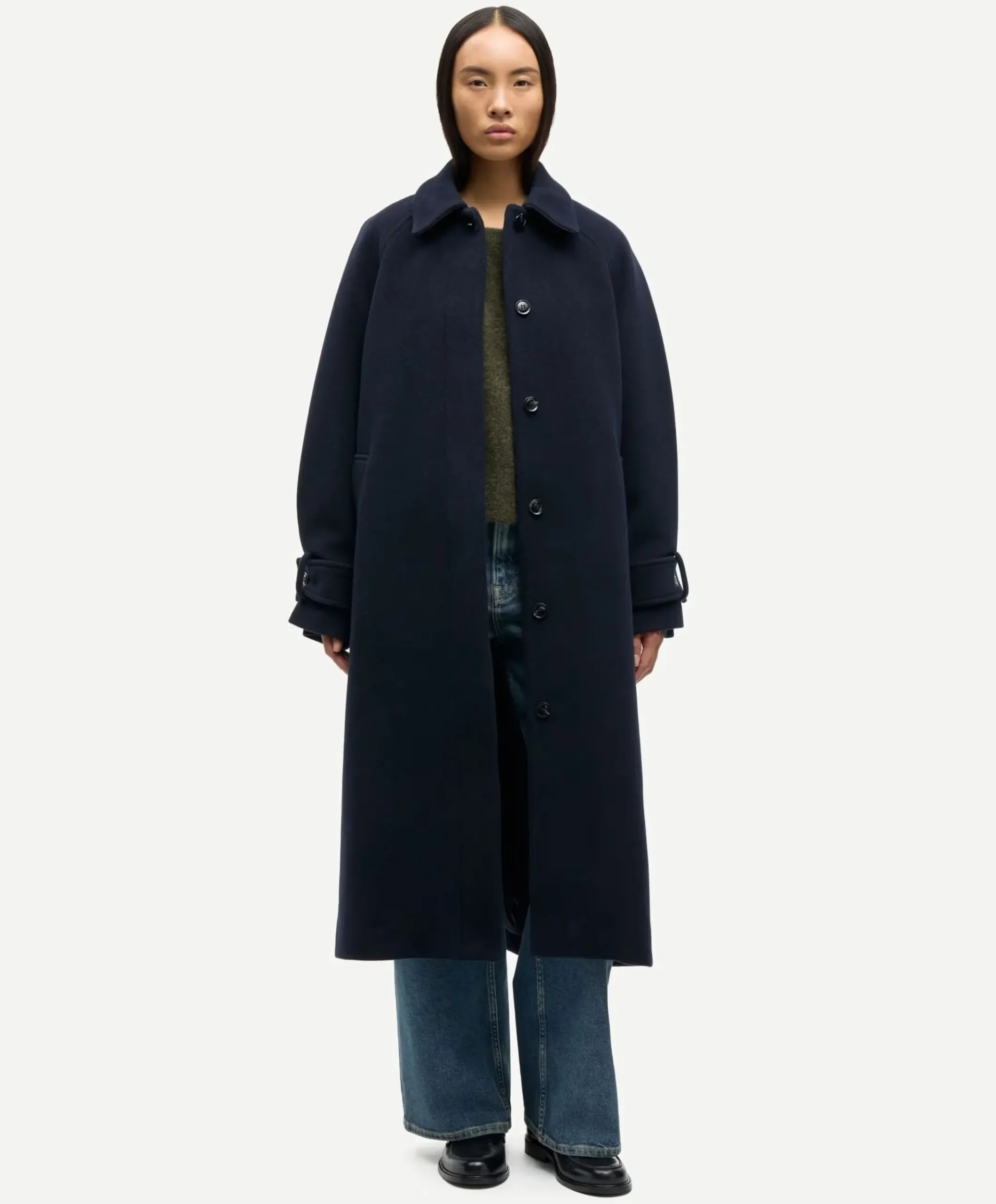 Dames jas blauw