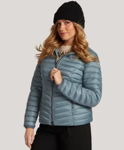 Dames jas blauw