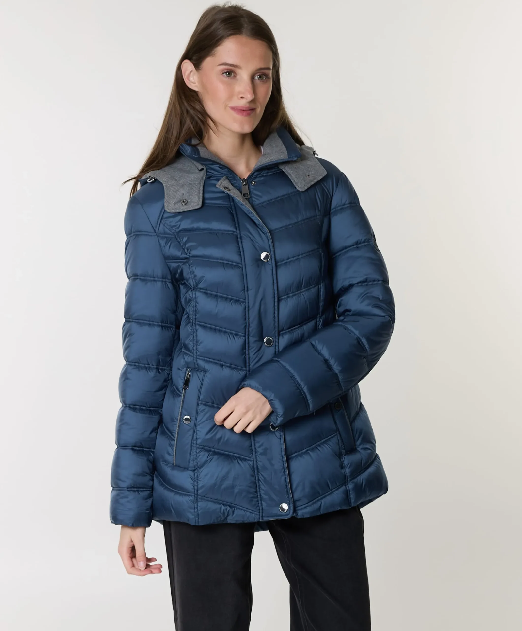 Dames jas blauw