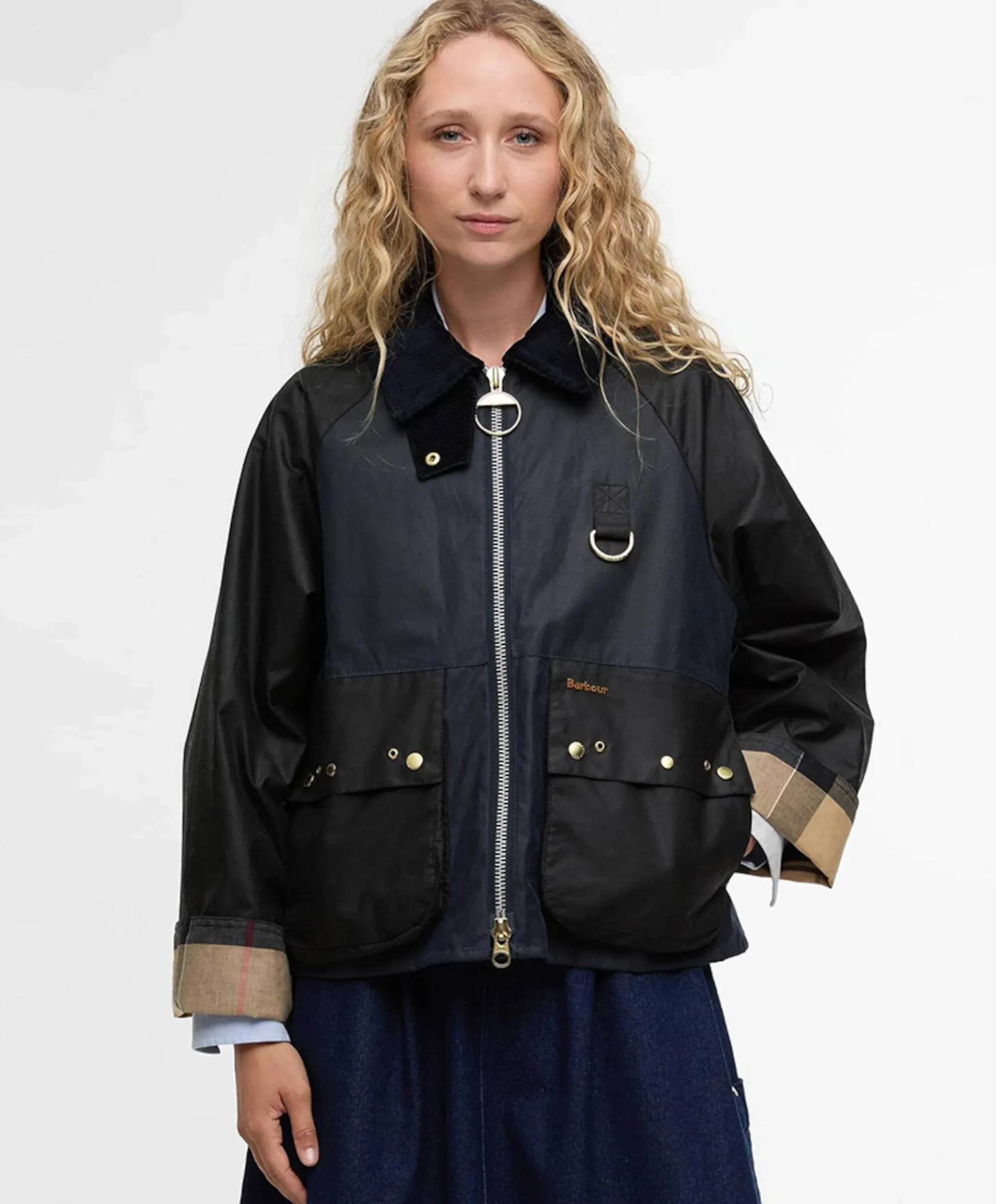 Dames jas blauw