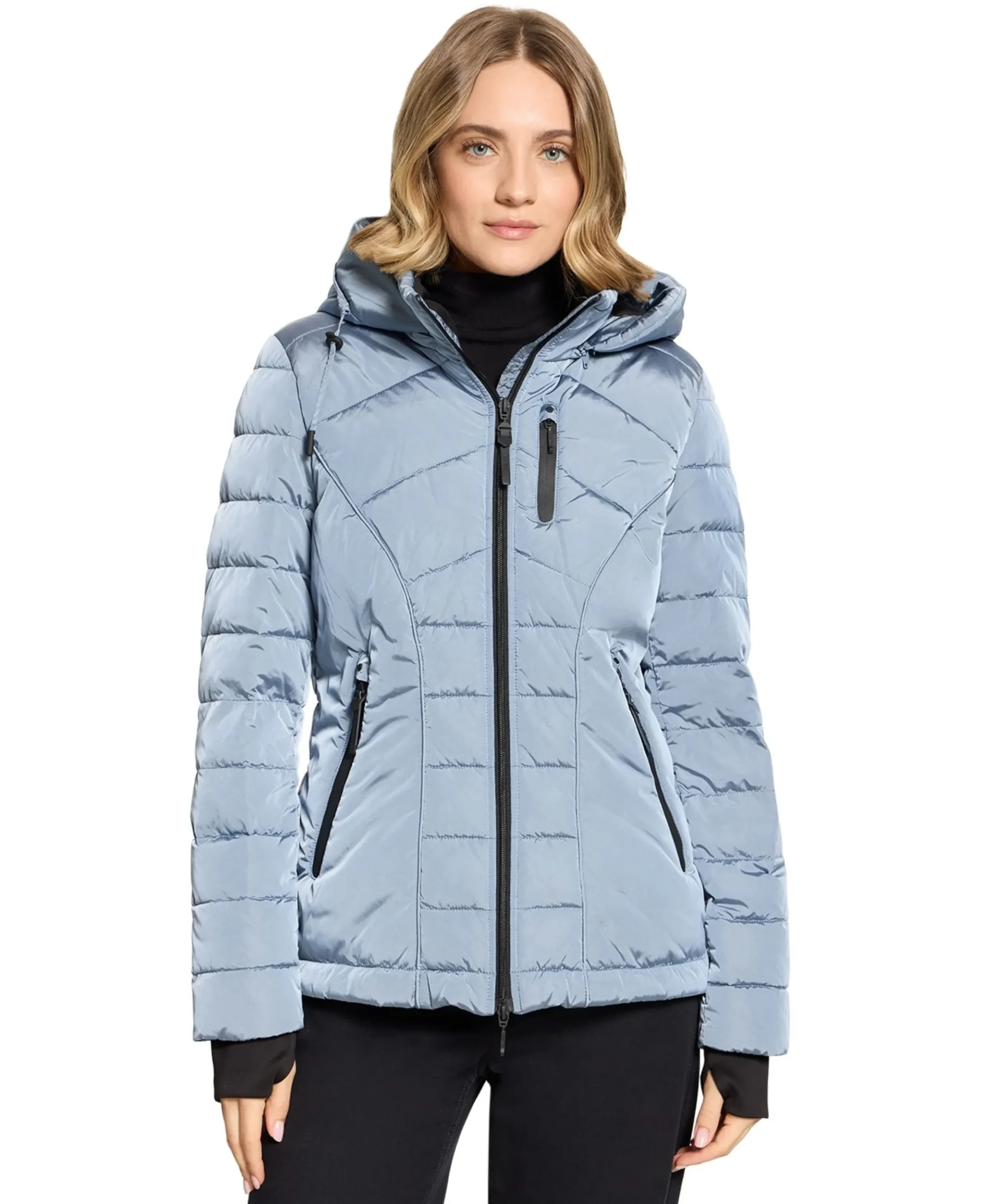 Dames jas blauw