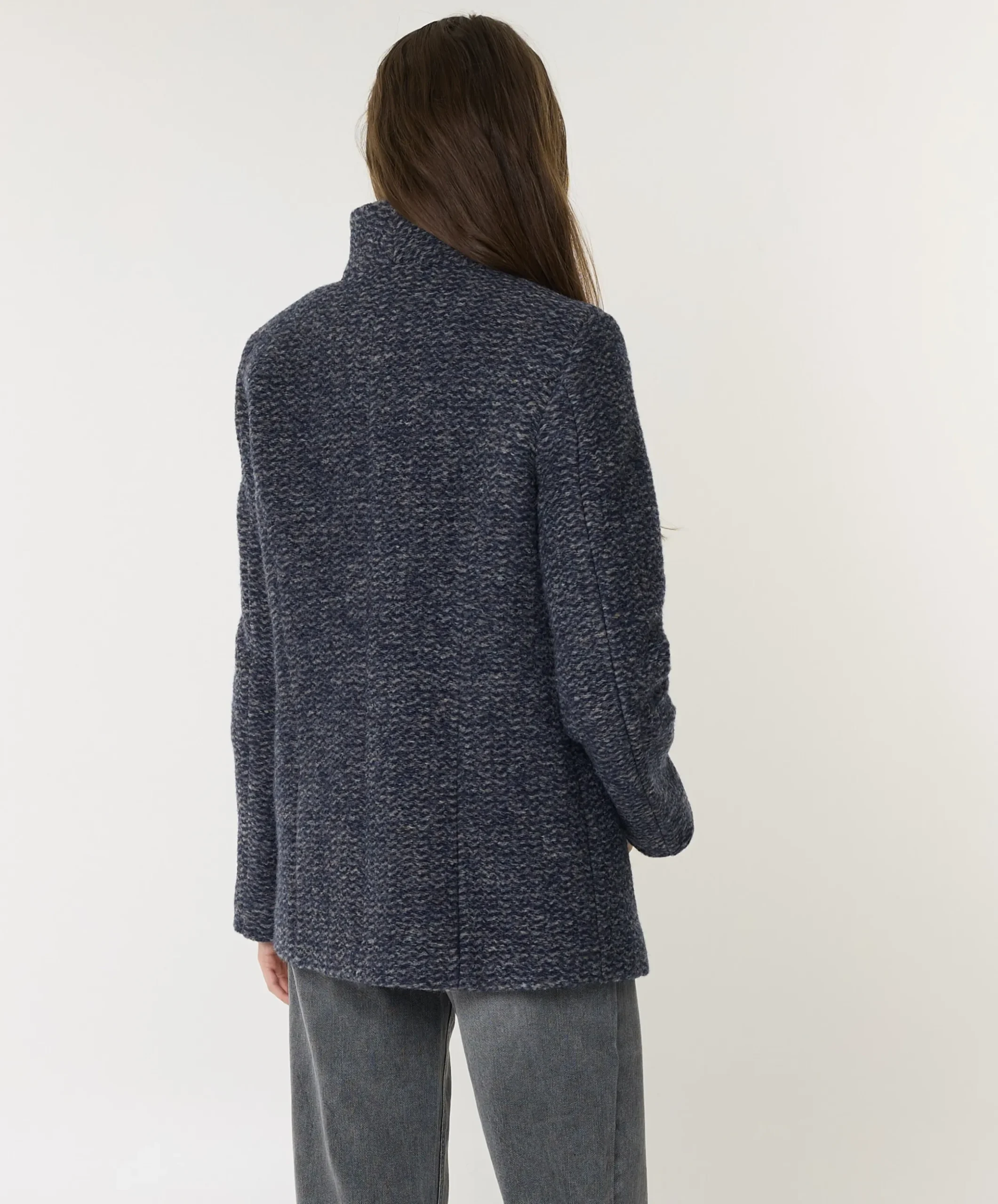 Dames jas blauw